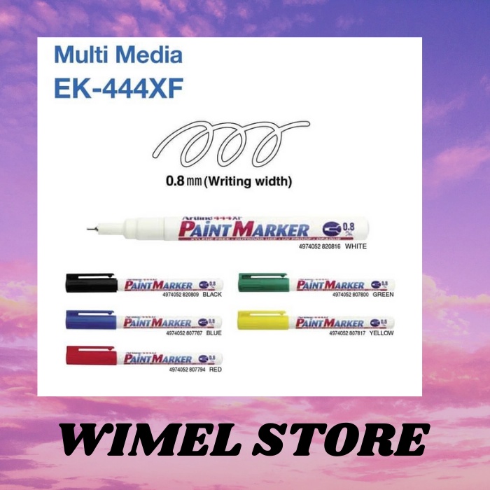 

Deskripsi SPIDOL PAINT MARKER ARTLINE EK 444 XF 0.8 MM (WRITING WIDTH)