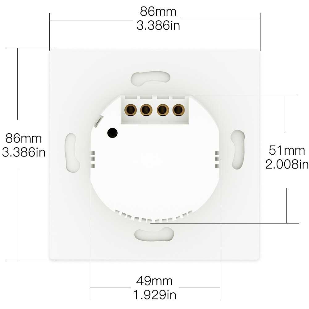 TD - SKT Tuya Saklar Lampu Wireless WIFI RF 433 Mhz Smart Home - WHK05