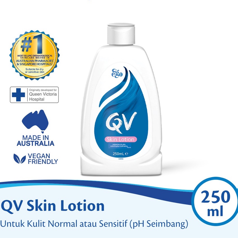 QV Skin Lotion Untuk Kulit Normal dan Sensitif (pH Seimbang) - 250mL
