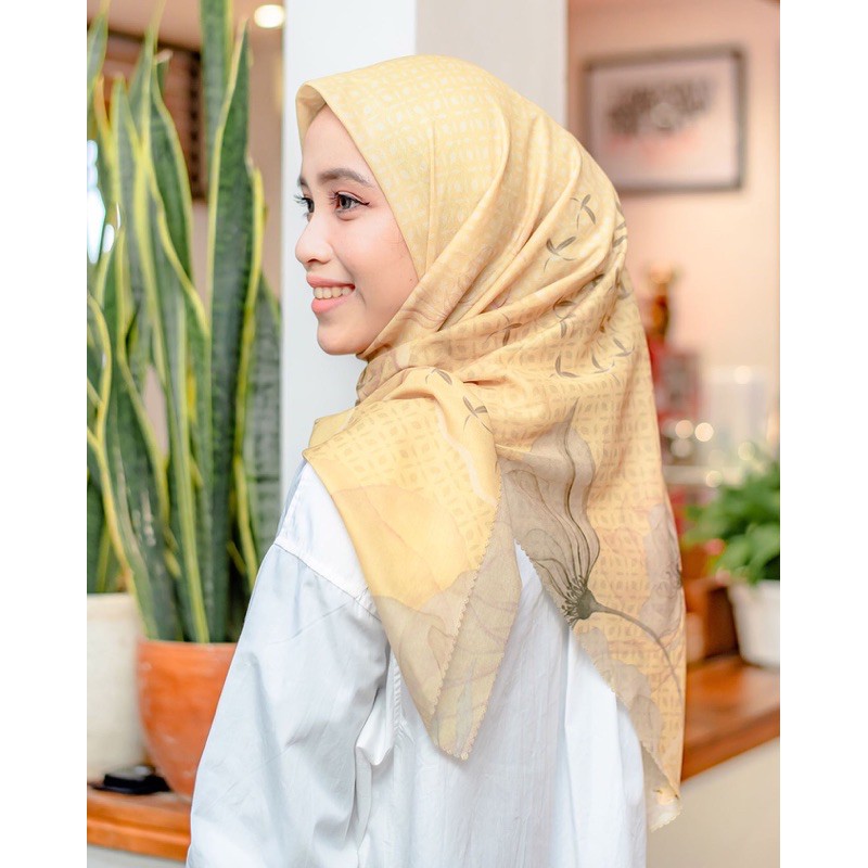 Special Edition Nayya Scarves x Adelia Pasha Diorra Series Saffron