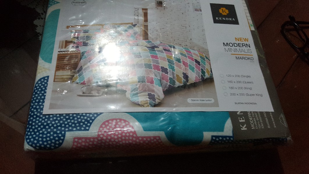 Suamimalasshop Sprei Kendra Minimalis Queen 160x200 Cm