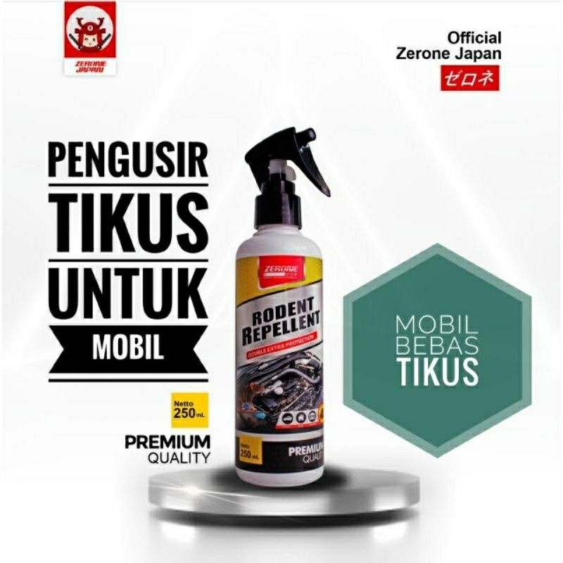 ZERONE RODENT RAPPELENT OBAT PENGUSIR TIKUS PADA MESIN MOBIL ,RUMAH,GUDANG MURAH BERKUALITAS SUPER Zerone Japan