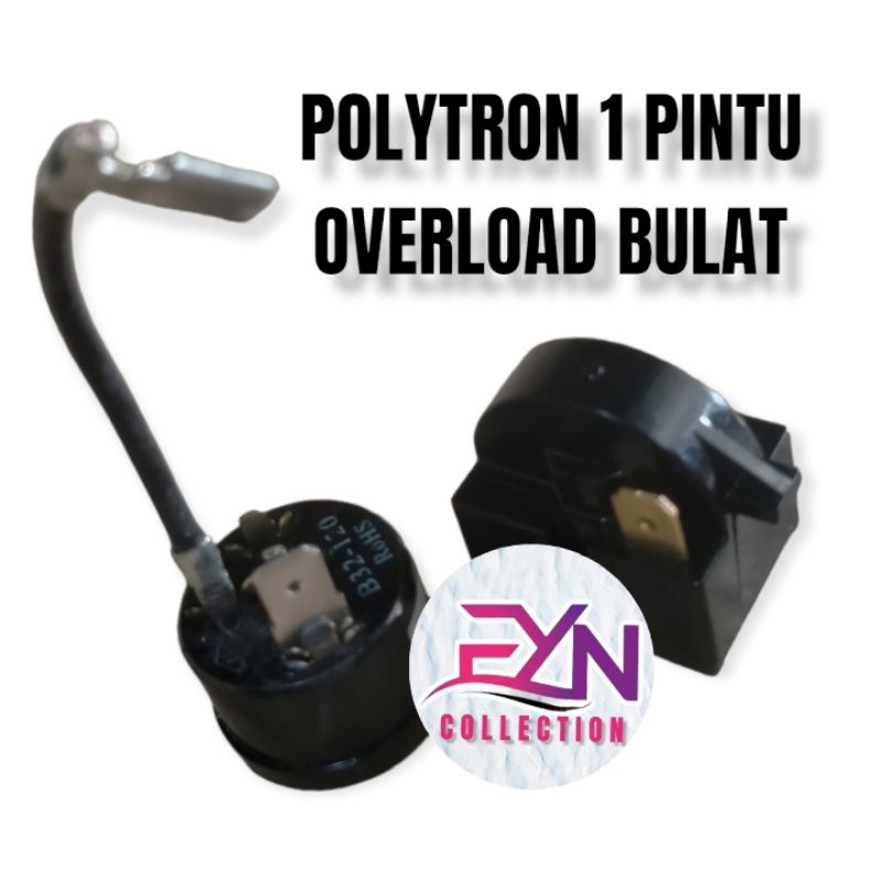 overload kulkas Polytron 1 pintu + relay kulkas Polytron / overlod bulat / relay kulkas 1 pin kanan