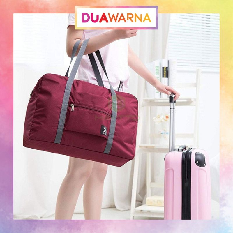 H2 Tas Travel Lipat ANTI AIR Travelling Bag Tambahan Atas Koper Tas Polyester Waterproff Jumbo Besar