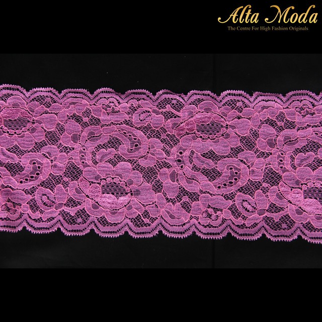 

Alta Moda Renda Perancis Trimming Classic Floral Light Purple (1M)