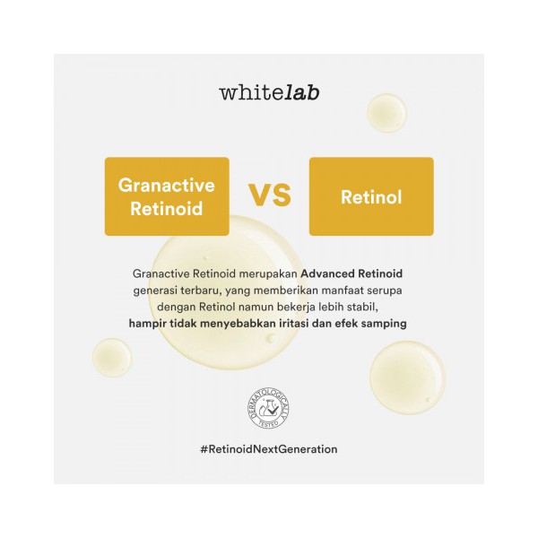 [BPOM] Whitelab Intensive Care Serum 15 ml (Granactive retinol 1% + peptide + beta Glucan)