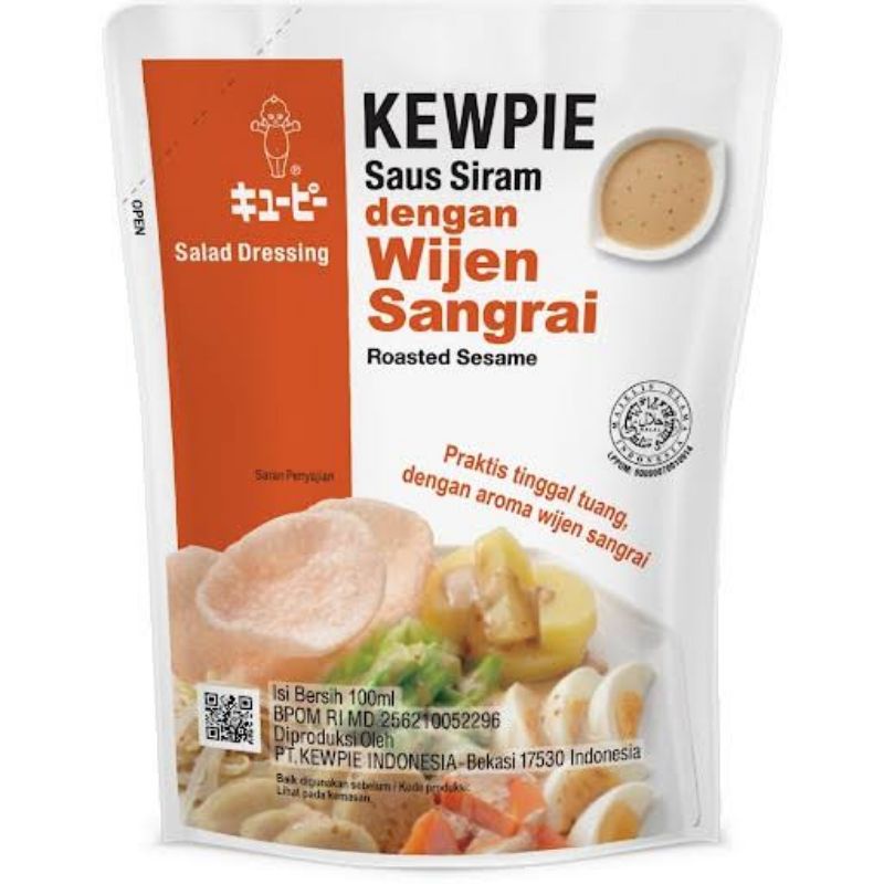 

KEWPIE Saus Siram Sachet 100ml Wijen Sangrai