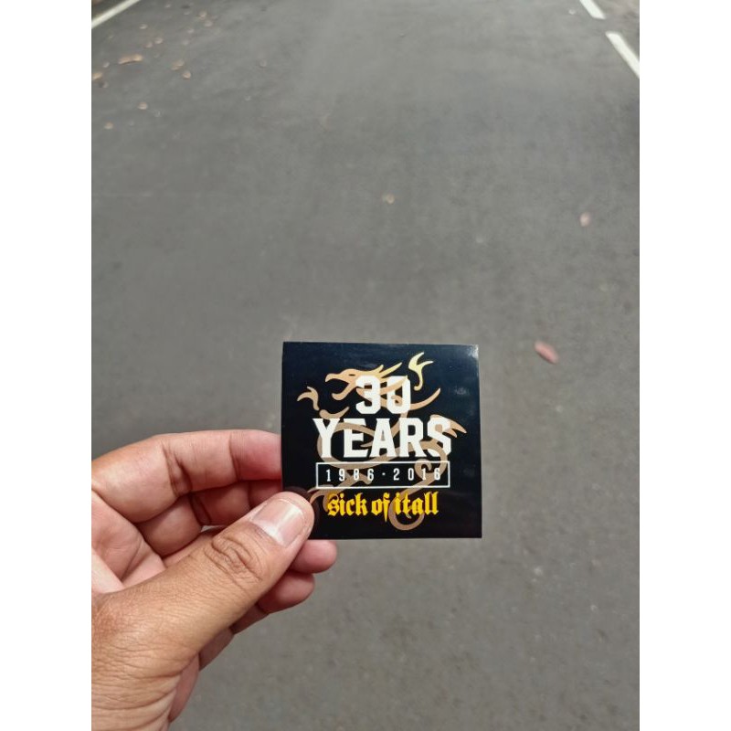 

Stiker/Sticker/Tempelan/Graftac/Waterproof Sick Of It All 30 years