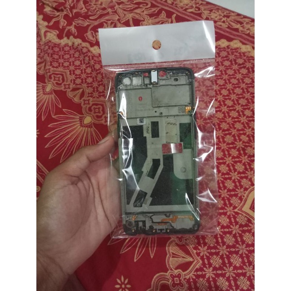 frame tulang tengah tatakan lcd Oppo A3s CPH 1853 Ori cabutan