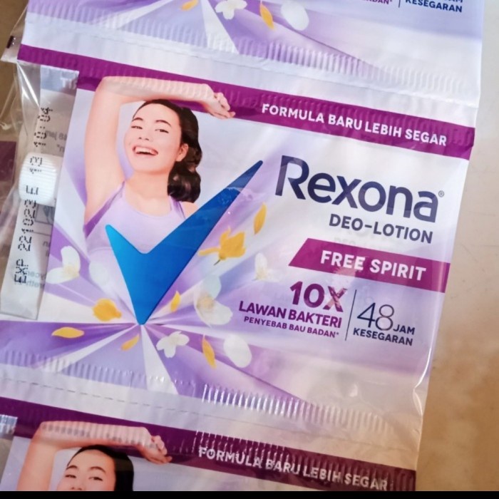 GHM REXONA 9 G ( GIRL WOMEN ) DEO LOTION SACHET KEMASAN TRAVEL EKONOMIS