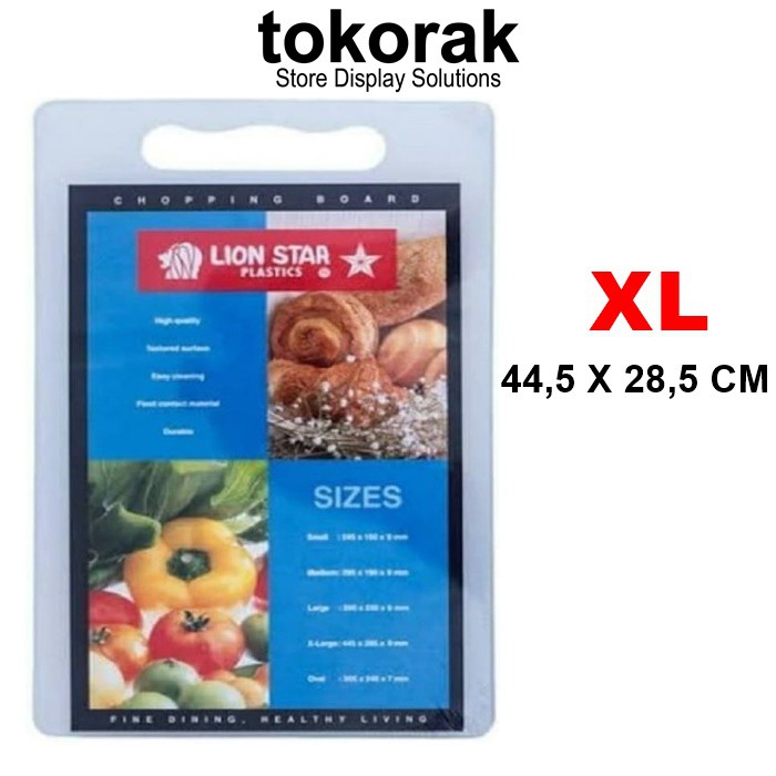 TALENAN CH-1 LION STAR SIZE XL PLASTIK - CHOPING BOARD - ALAT POTONG