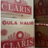 Gula Halus Claris 250 g 1 dus isi 16 pcs