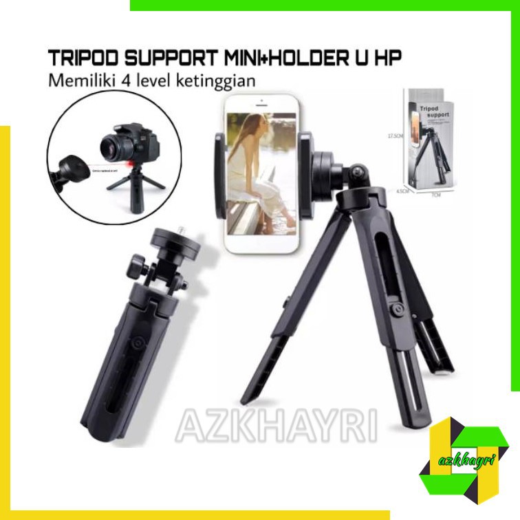 Mini Expandable Tripod Support Multi Level plus Holder