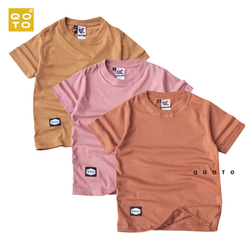 Rotebox Kaos Polos Distro Anak Laki Laki Umur 1-12 Tahun