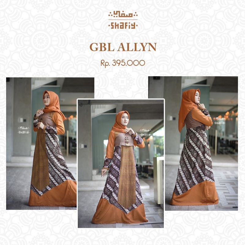 Gamis Etnik Batik Shafiy GBL Allyn
