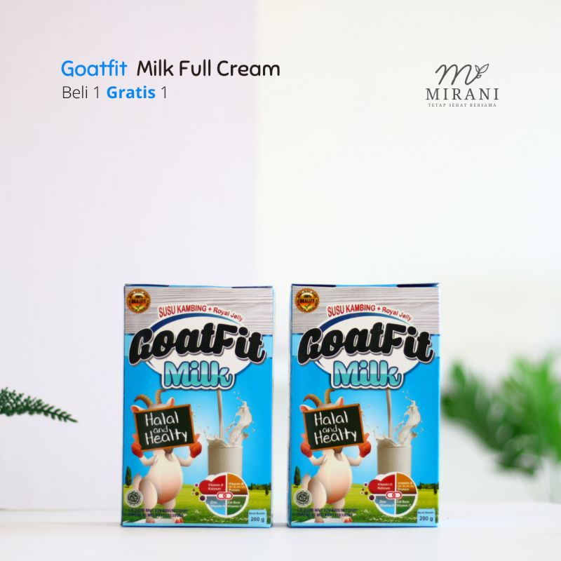 

Mirani - (Buy 1 Get 1) Susu Kambing Goat Fit Full Cream 200gr