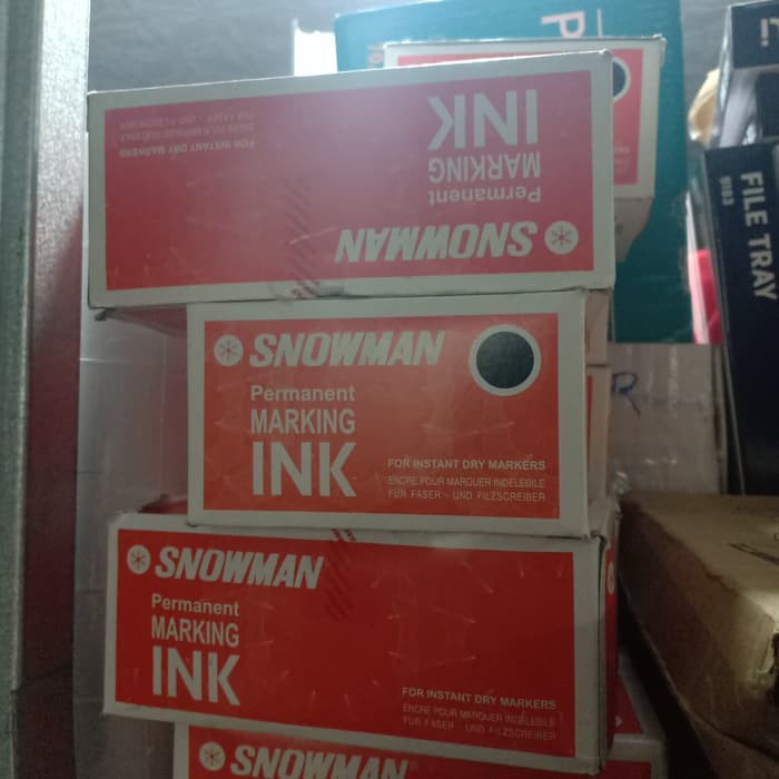 Refill Ink Spidol Permanent Snowman