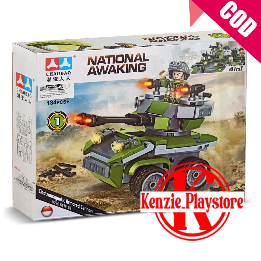 Lego National Awaking Tentara Army Combat Perang-134 pcs