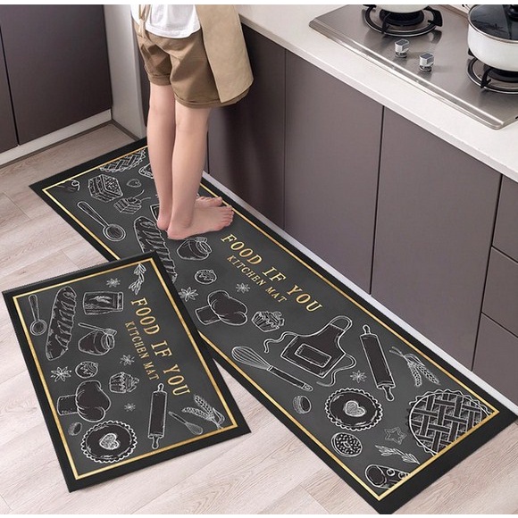 Set Karpet Dapur Alas Lantai Anti Licin
