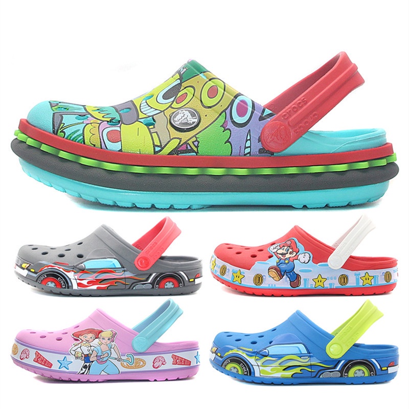 Crocs ANAK FUN LAB / Crocs Karakter / Crocs Anak  / Anti Air / Anti Licin [ 026 ]