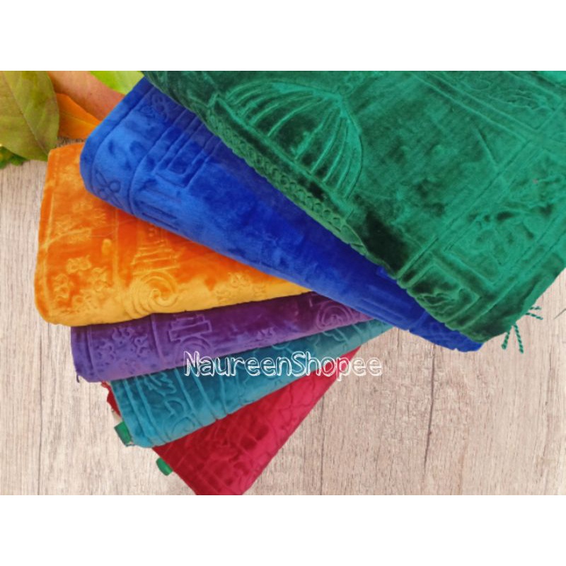 sajadah busa polos warna | sajadah dewasa tebal busa resleting 5cm