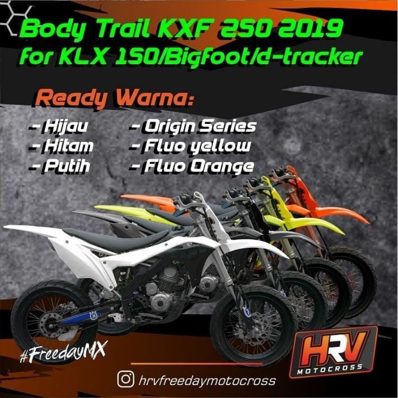 Body set cover Body HRV KXF KX 250 PNP KLX DTRACKER 150