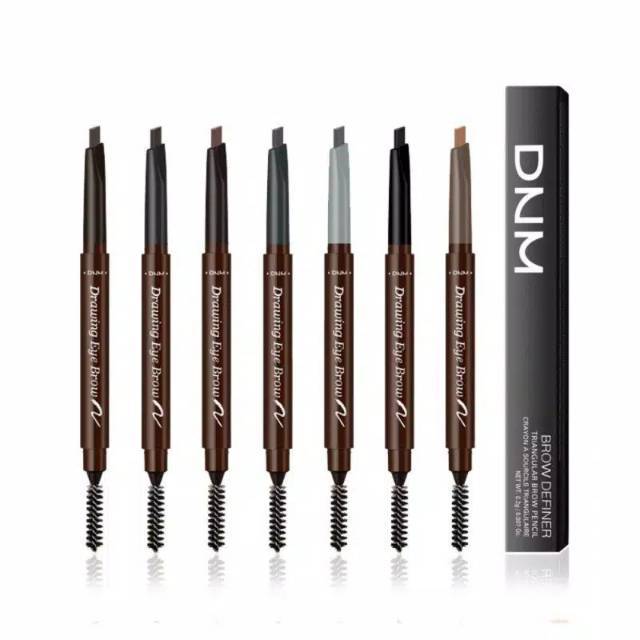 DNM Eyebrow Drawing Pencil Pensil Alis Putar 7 Warna