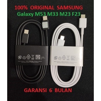 SAMSUNG Kabel Data Cable Galaxy M53 M33 M23 F23 Original USB C TO C