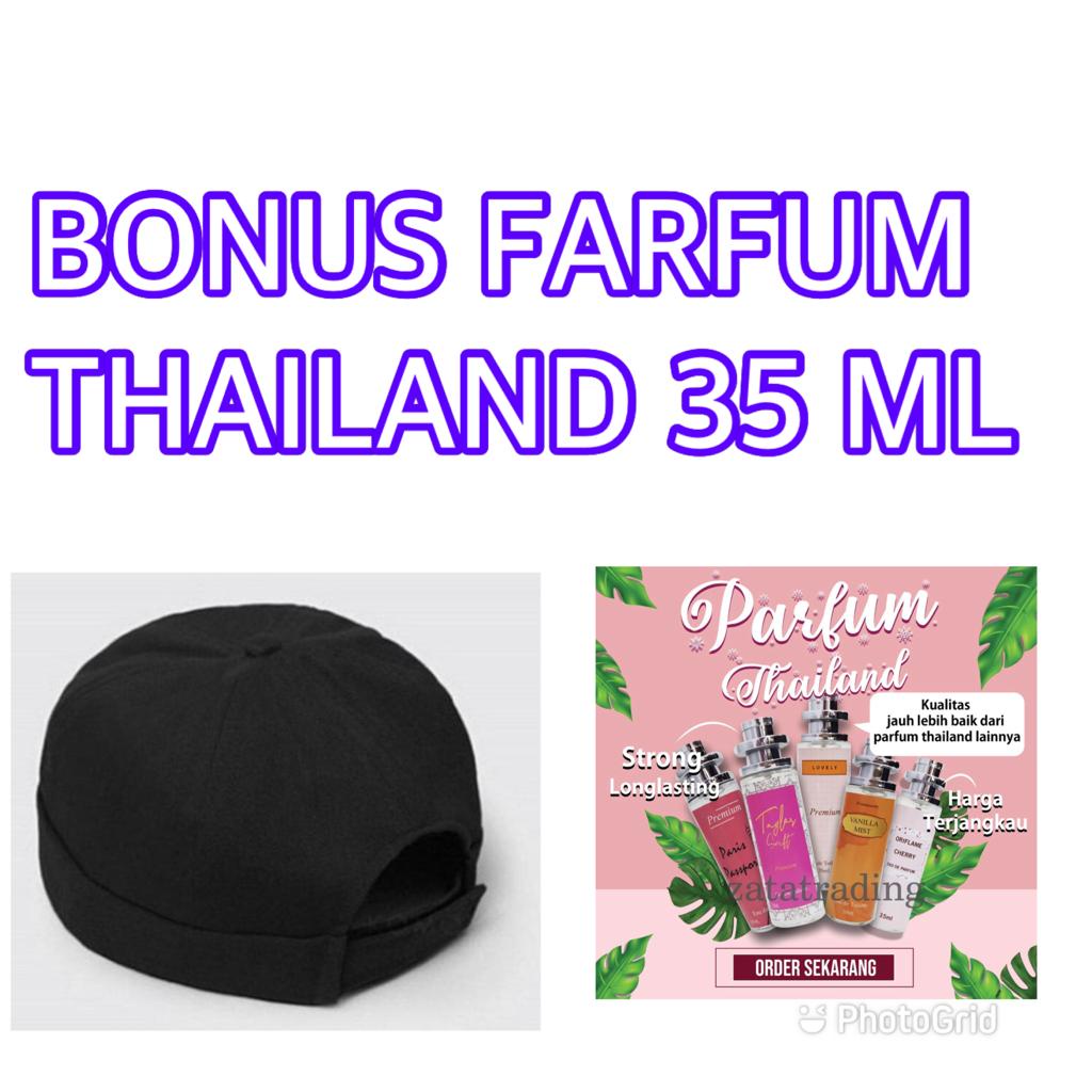 COD BONUS FARFUM 35 ML//Miki Hat Shift Peci Mikihat Topi Brimless Premium