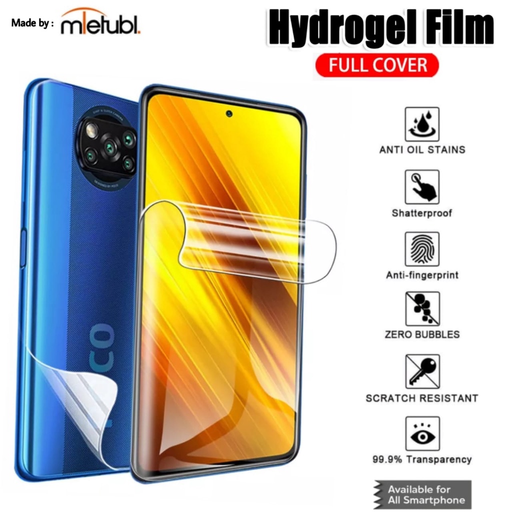 Hydrogel XIAOMI POCO X3 NFC / POCO X3 / POCO X3 PRO Hydrogel Film Not Tempered Glass