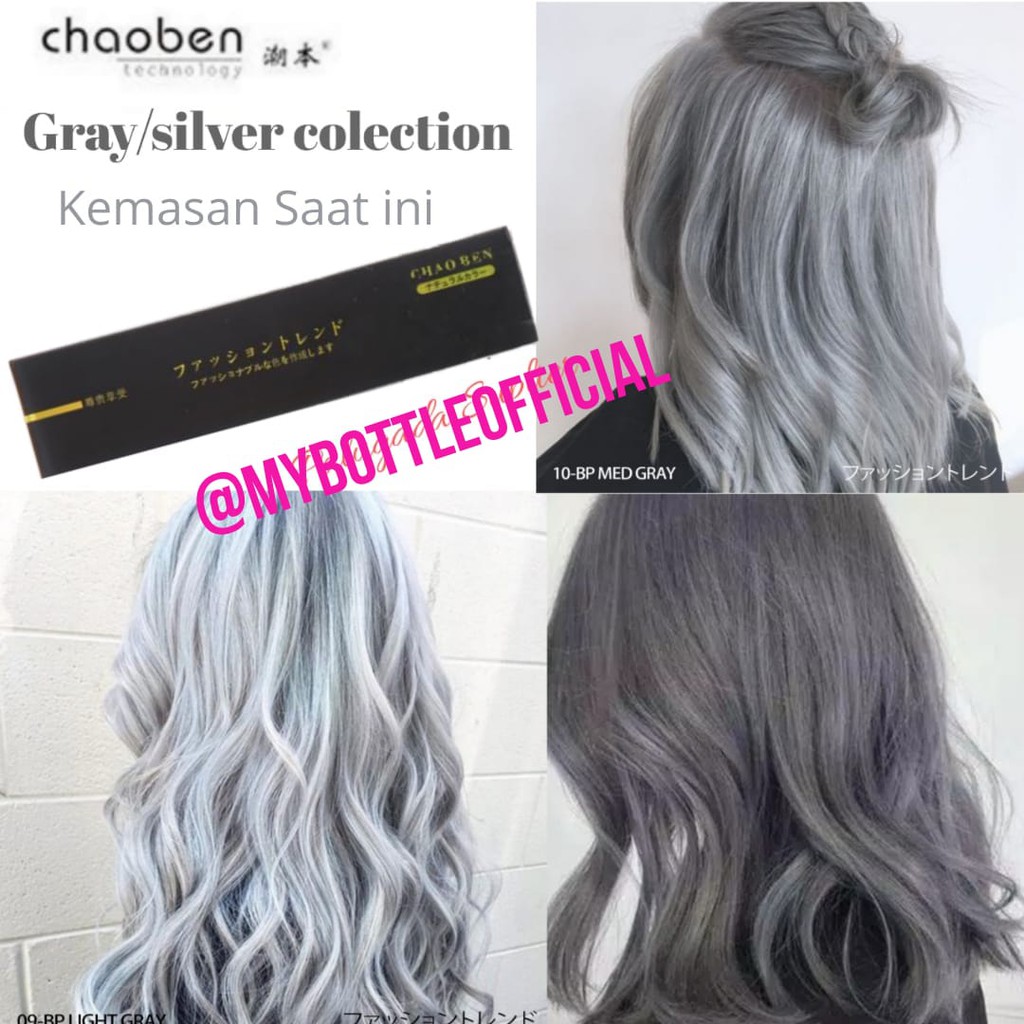 [BISA COD] CAT RAMBUT GRAY (ABU-ABU) HIGHLIGHT OMBRE PEWARNA RAMBUT 100ML