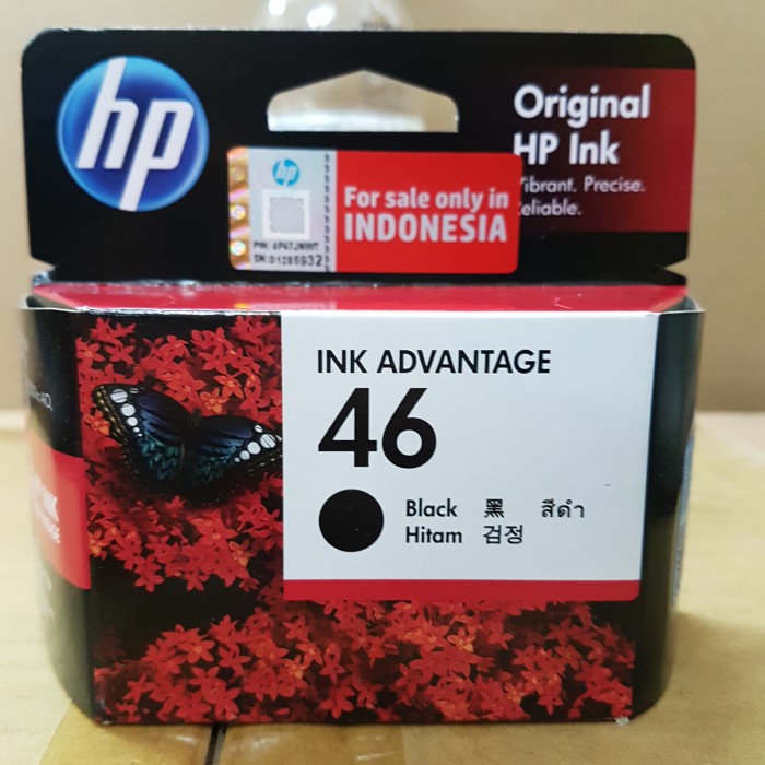 TINTA ORIGINAL hp 46 BLACK