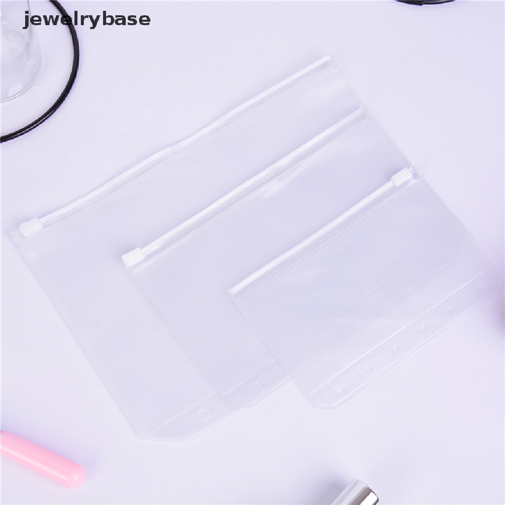 (jewelrybase) Tas Penyimpanan Dokumen A5 / A6 / A7 Dengan Resleting Untuk Sekolah / Kantor