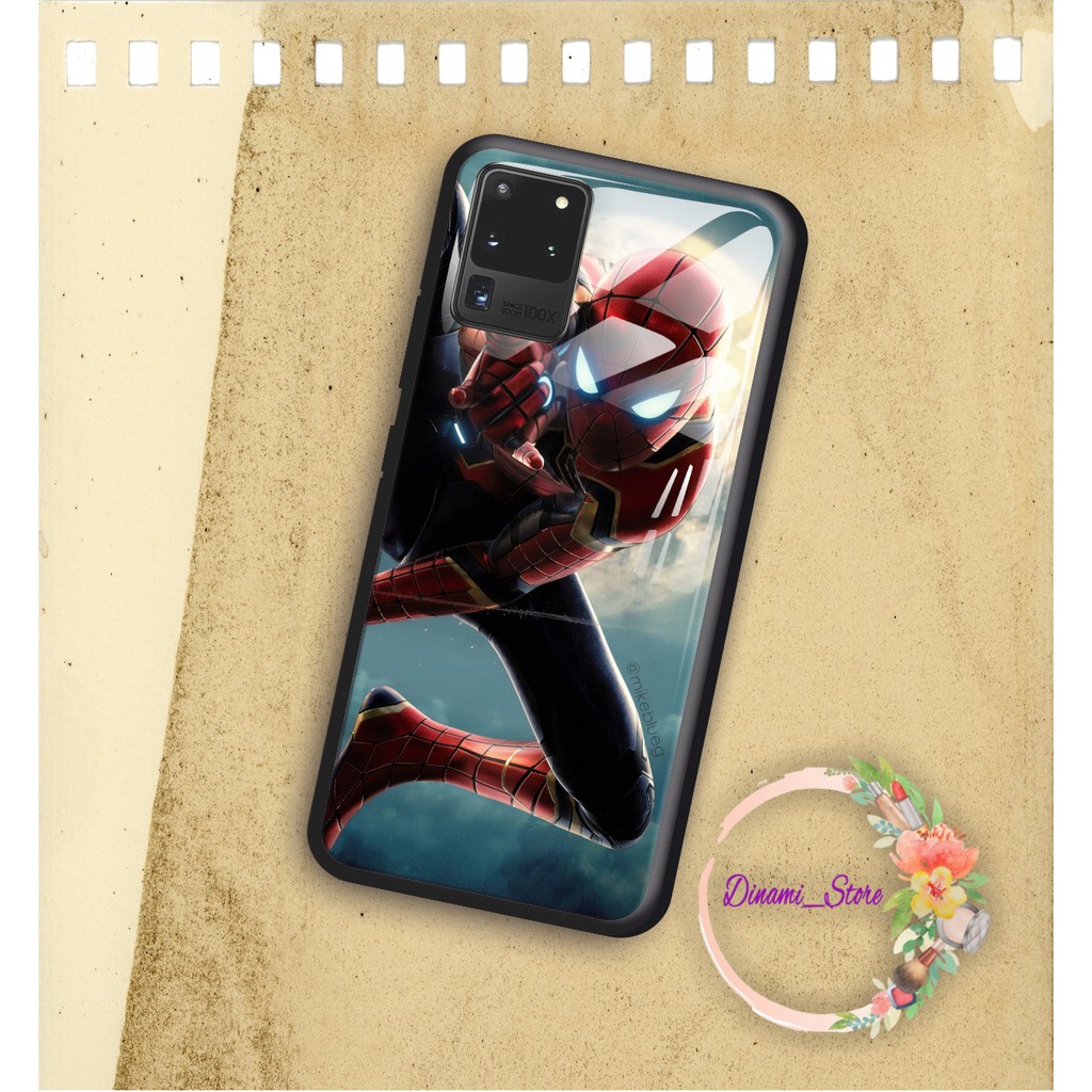 back case glass SPIDERMAN Realme C1 C2 C3 U1 2 2 Pro 3 Pro 5 5i 5s Pro 6 Pro X Xt C11 C15 DST1199