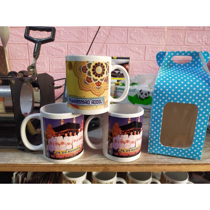 MUG CUSTOM / GELAS CANTIK / KADO GELAS