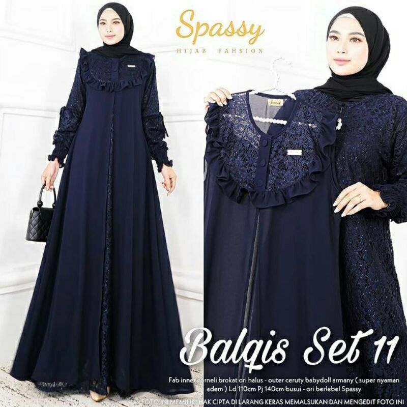Baju Gamis Remaja Terbaru Kekinian/ Dijah maxy/ Zahara top