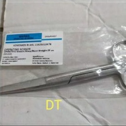 gunting forceps bengkok / operating scissor 14cm / instrument