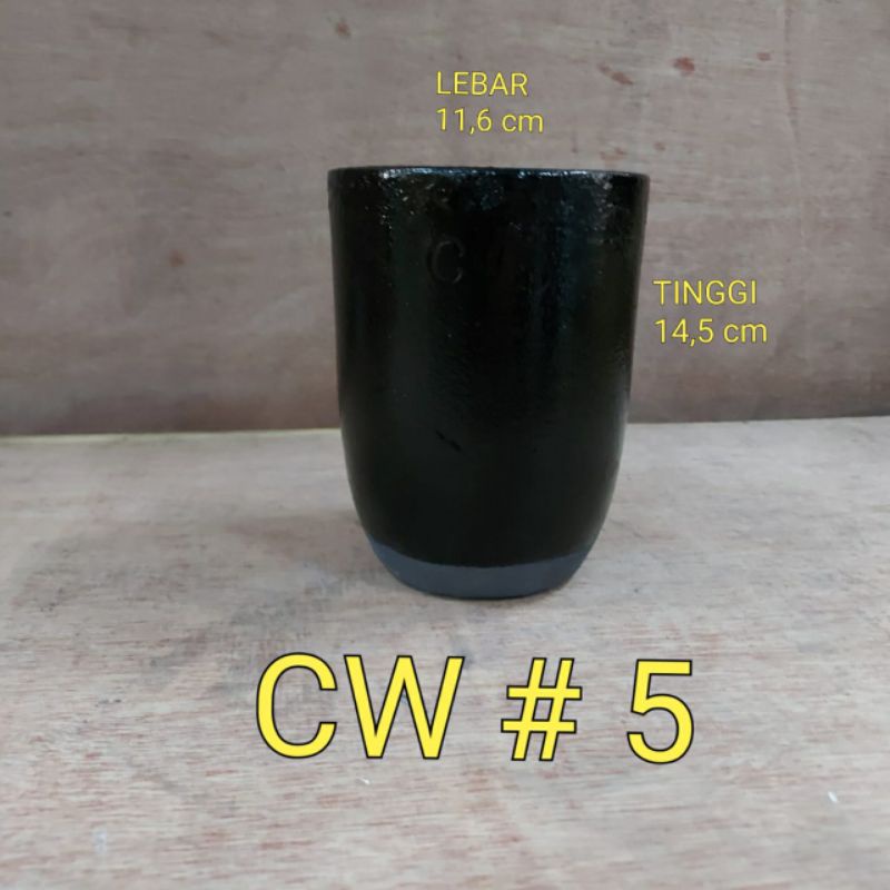 Crucible grafid kowi untuk lebur emas tembaga kuningan ukuran 5kg