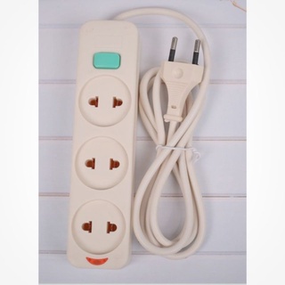 Kabel roll/stop kontak kabel 2 3 4 5 lubang/colokan Cahaya