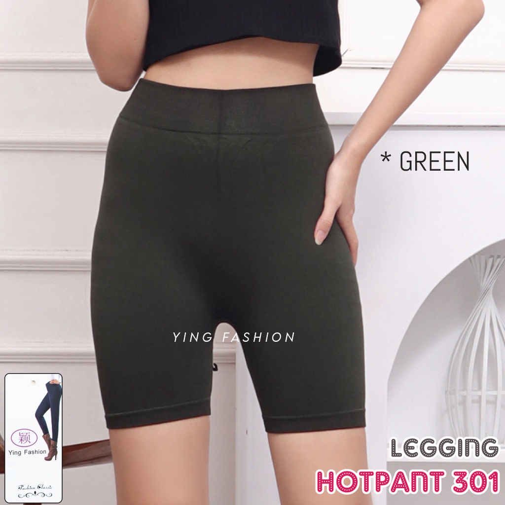 LEGGING HOTPANTS IMPORT 301 / LEGGING PENDEK IMPORT HOTPANTS HIGH WAIST / LEGGING PENDEK SIZE SLIM / LEGGING SHORTPANTS POLOS WANITA / LEGGING WANITA / LEGGING HITAM / LEGGING POLOS WANITA