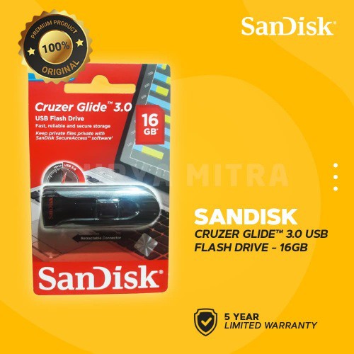 Flashdisk Sandisk Cruzer Glide 16GB CZ600 3.0