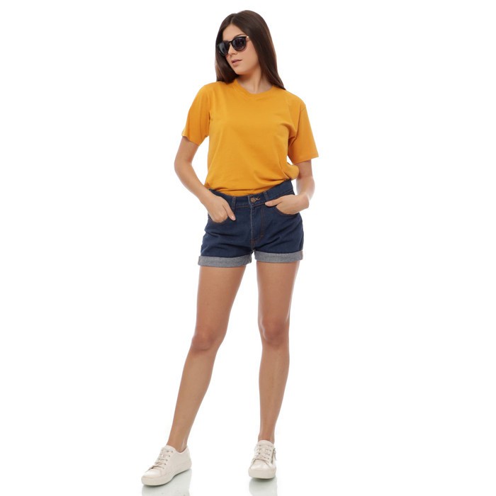 Rx Fashion Kaos Oneck Polos XL - XXL / Kaos Polos Wanita -B1