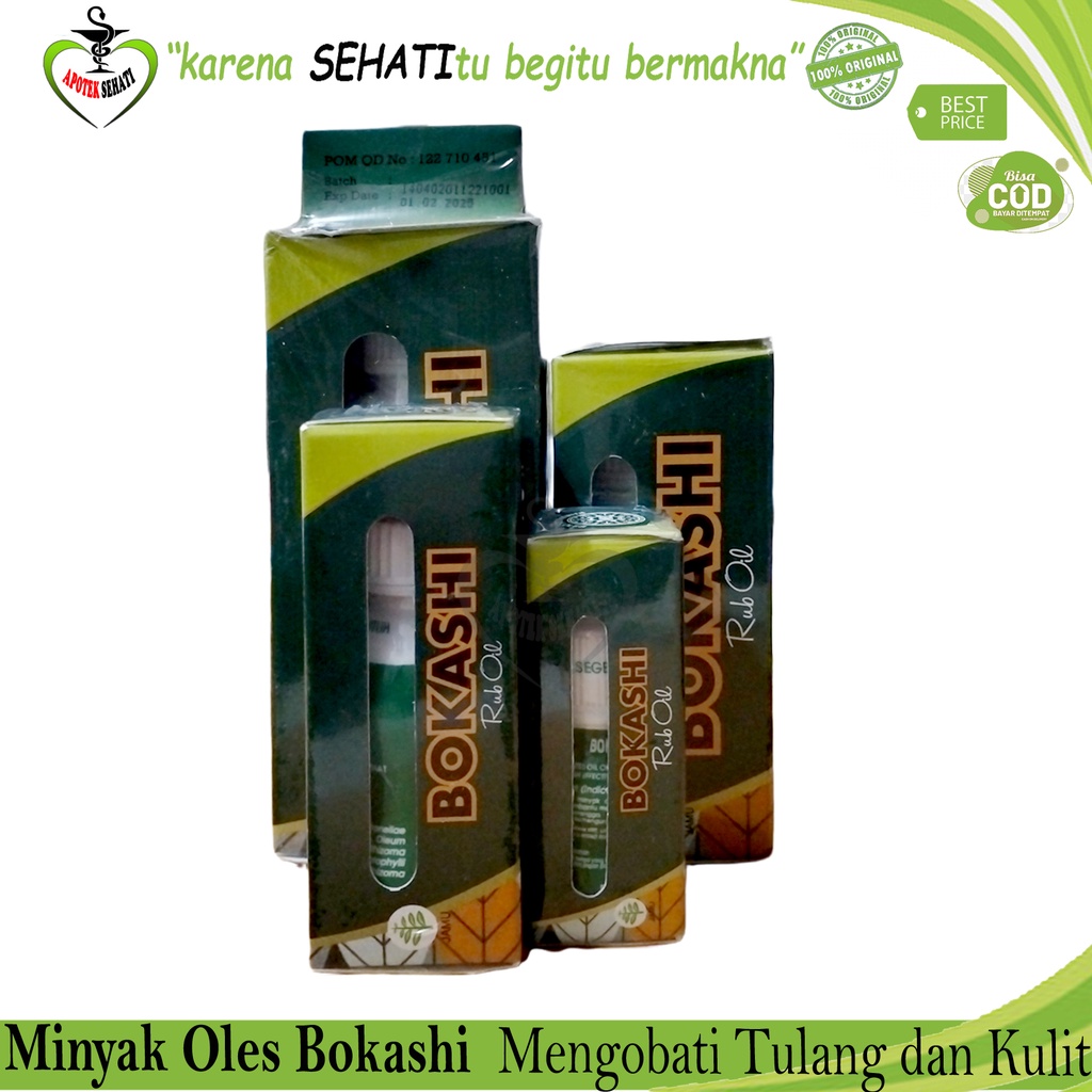 Minyak Oles Bokashi Rub Oil Obat Tradisional Nyeri Otot dan Sendi