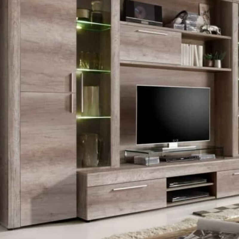 kabinet tv meja tv backdrop tv