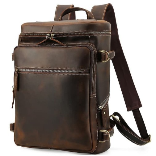 Tas Ransel Pria Crazy Horse Leather Prime Quality - HAWLEY By Napoleon