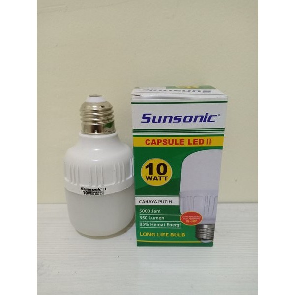 Bohlam Lampu LED Capsule 10 Watt SUNSONIC