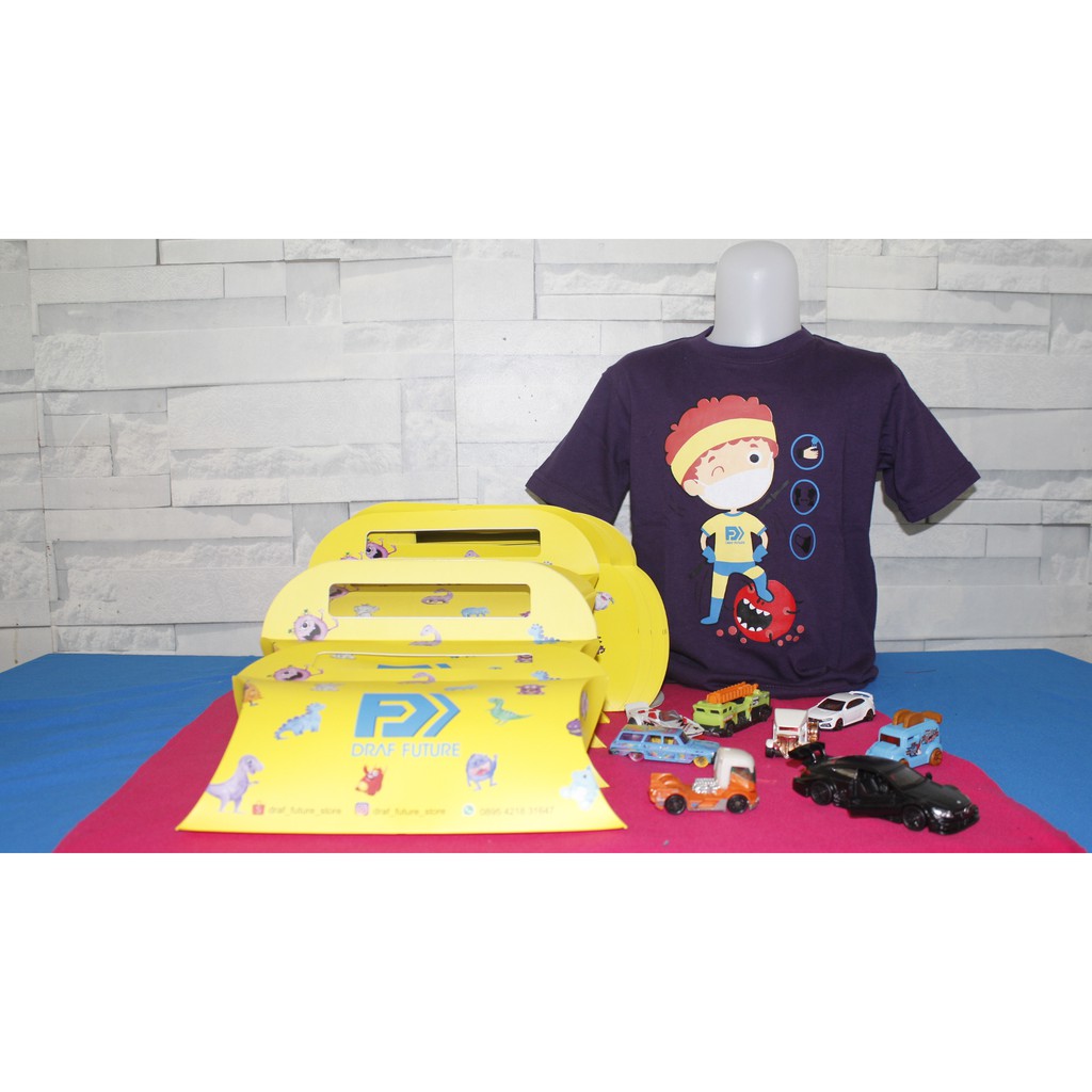 kaos draf future covid ungu kaos distro anak kaos anak karakter lengan pendek