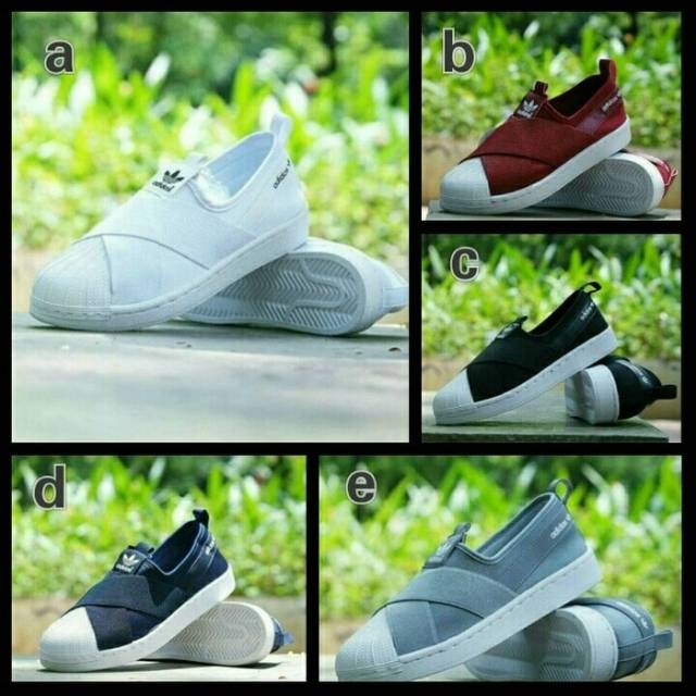 SEPATU ADIDAS SUPERSTAR SLIP ON WOMEN MURAH Untuk Wanita