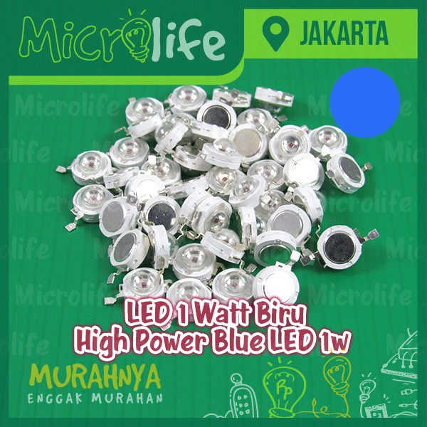 LED 1 Watt Biru High Power Blue LED 1w