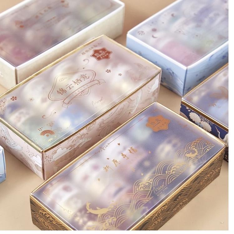 

Paling Disukai.. washi tape selotip premium set gold foil jepang